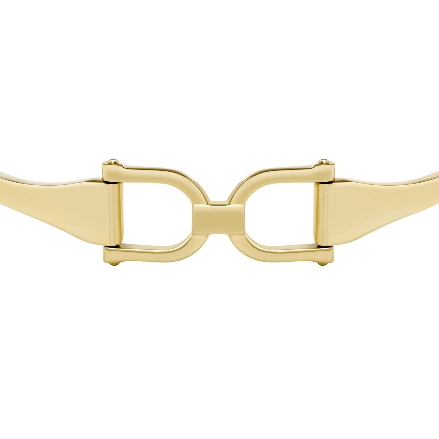 HERITAGE D-LINK STAINLESS STEEL BANGLE BRACELET