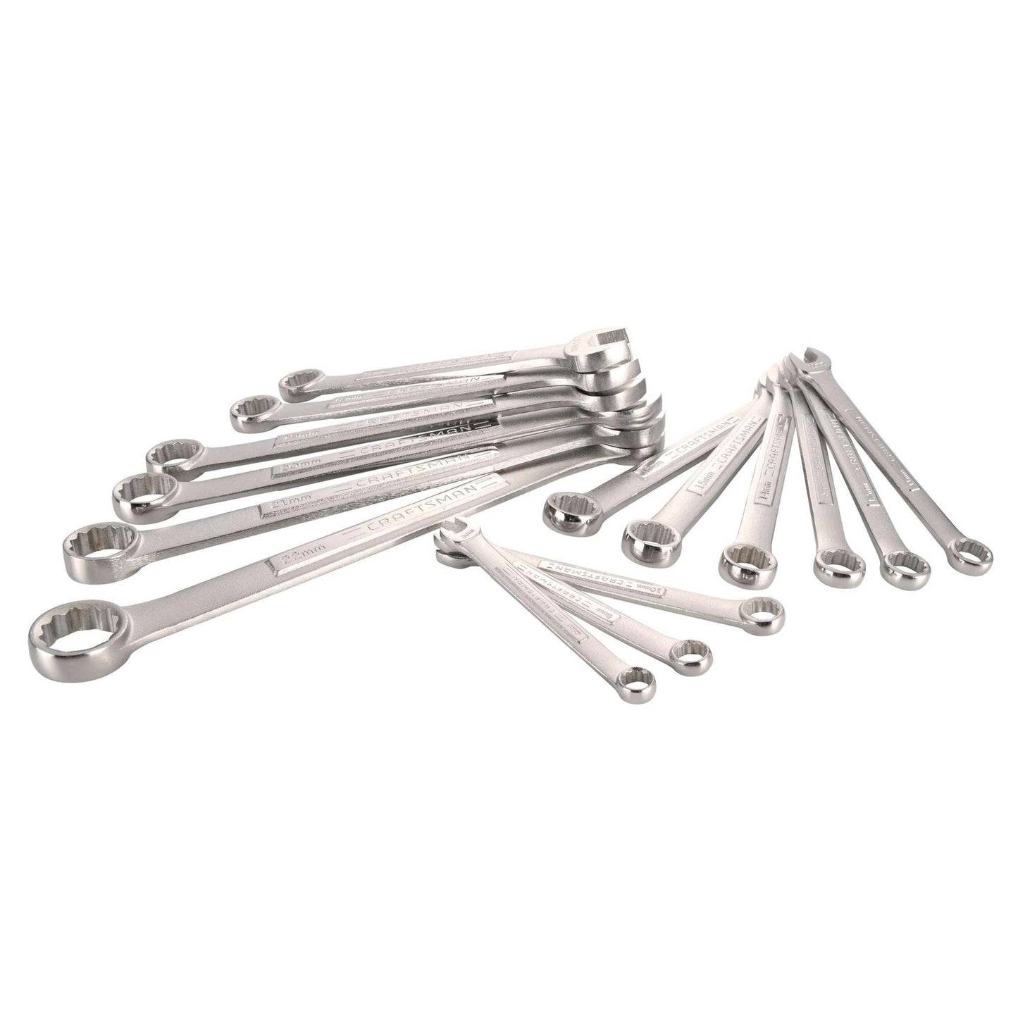 15PC METRIC COMBINATION WRENCH SET