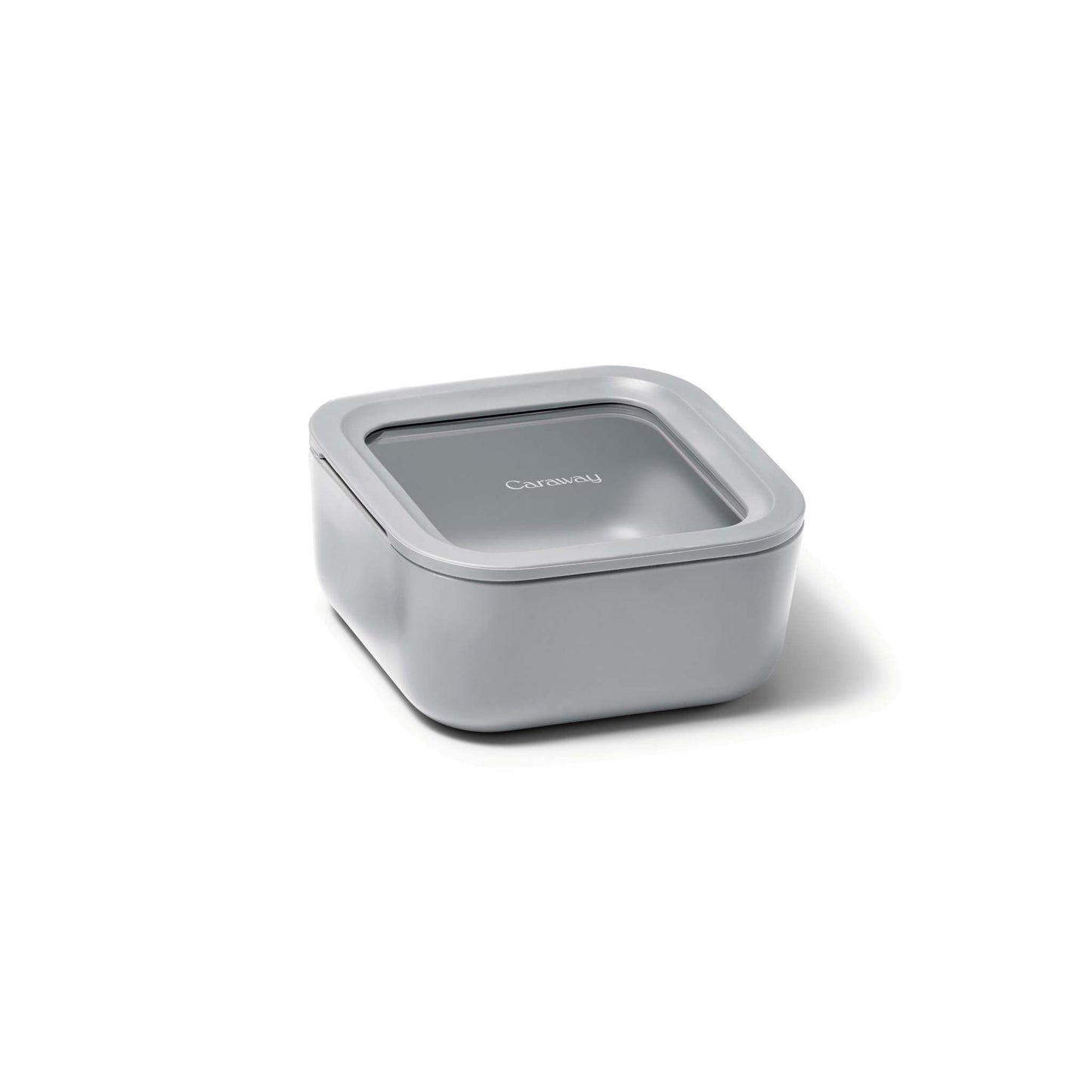4.4 CUP GLASS FOOD CONTAINER SQUARE SHAPE W/ LID