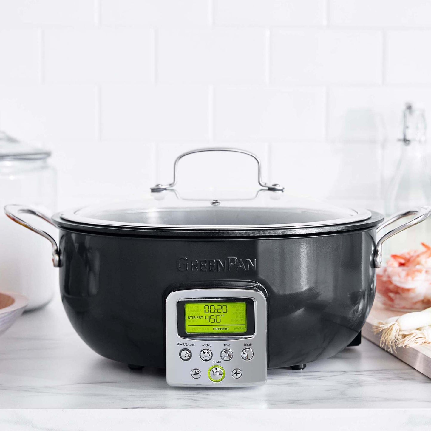 6QT ESSENTIAL ELECTRIC SMART CERAMIC NONSTICK SKILLET