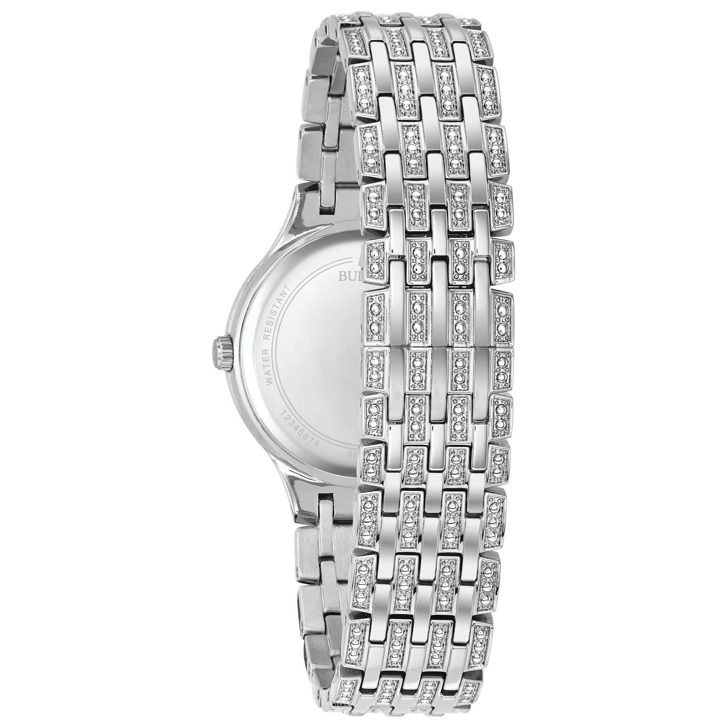 LADIES CRYSTAL COLLECTION FULLY PAVED SWAROVSKI WATCH CRYSTAL DIAL