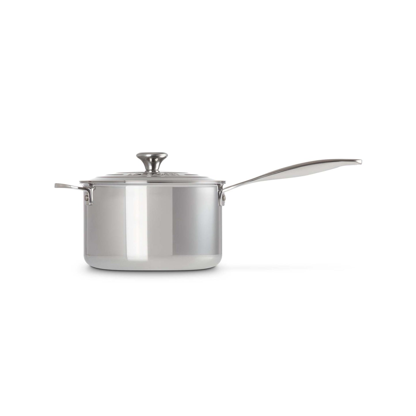 4QT STAINLESS STEEL SAUCEPAN W/ LID AND HELPER HANDLE