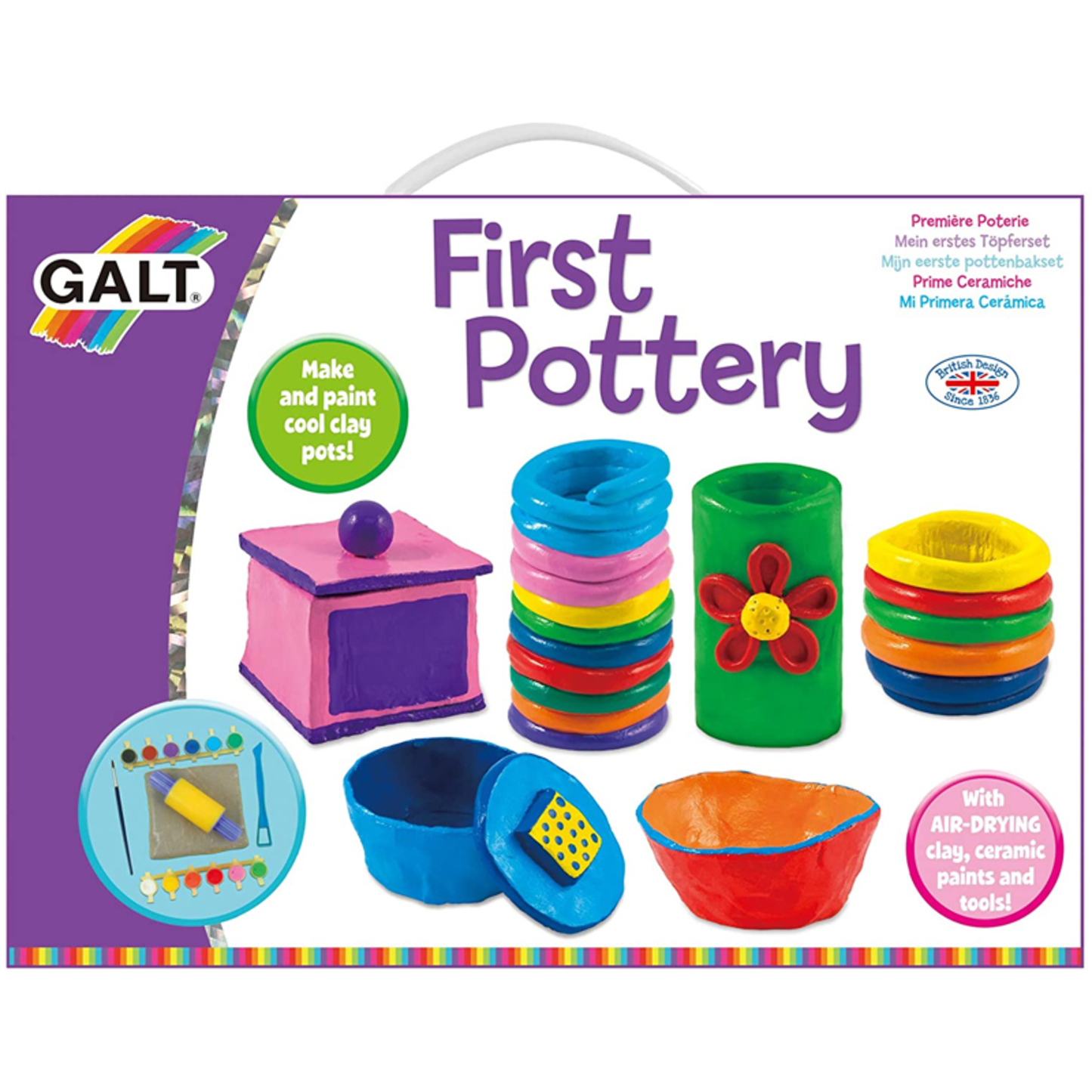 FIRST POTTERY ACTIVITY CASE - (MULTI COLORED)