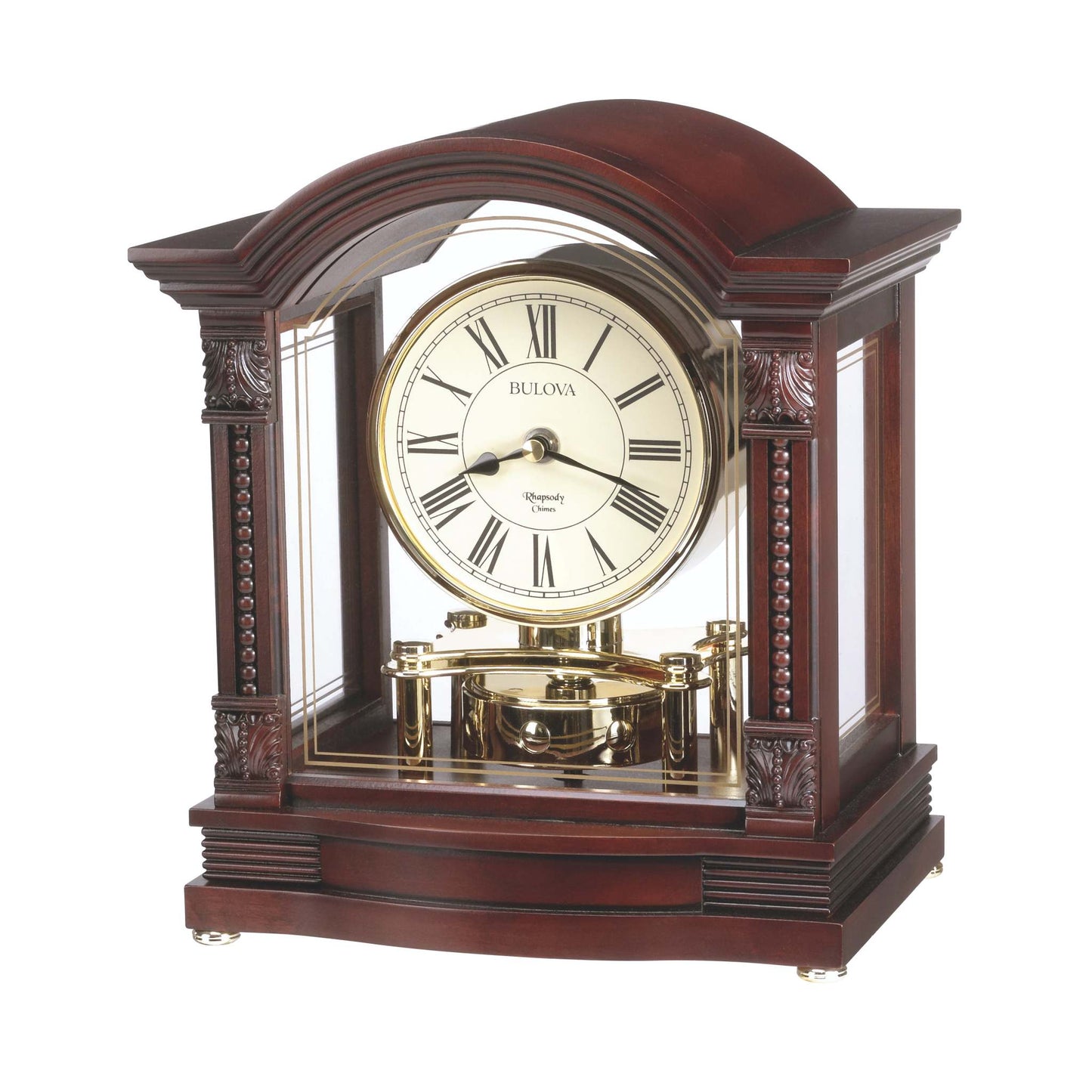 BARDWELL MANTEL CLOCK WALNUT