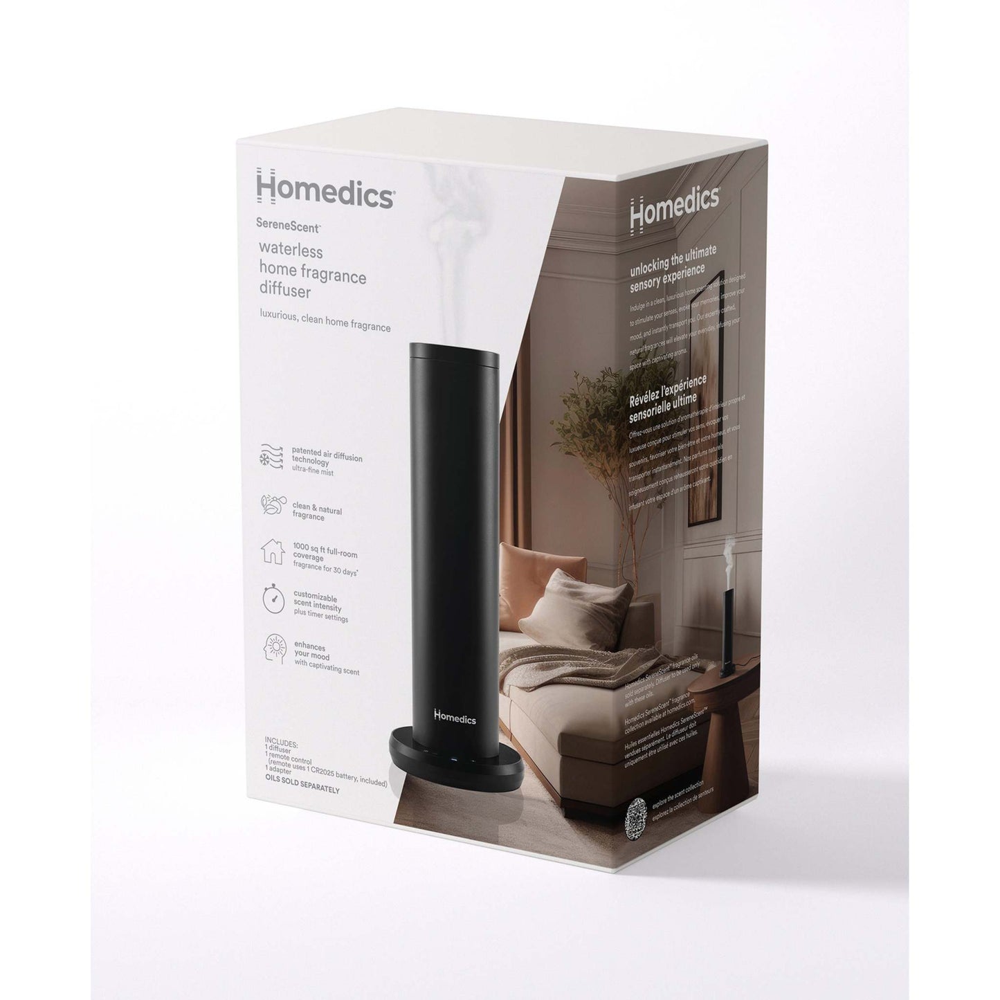 SERENESCENT WATERLESS HOME FRAGRANCE DIFFUSER - DIFFUSER ONLY