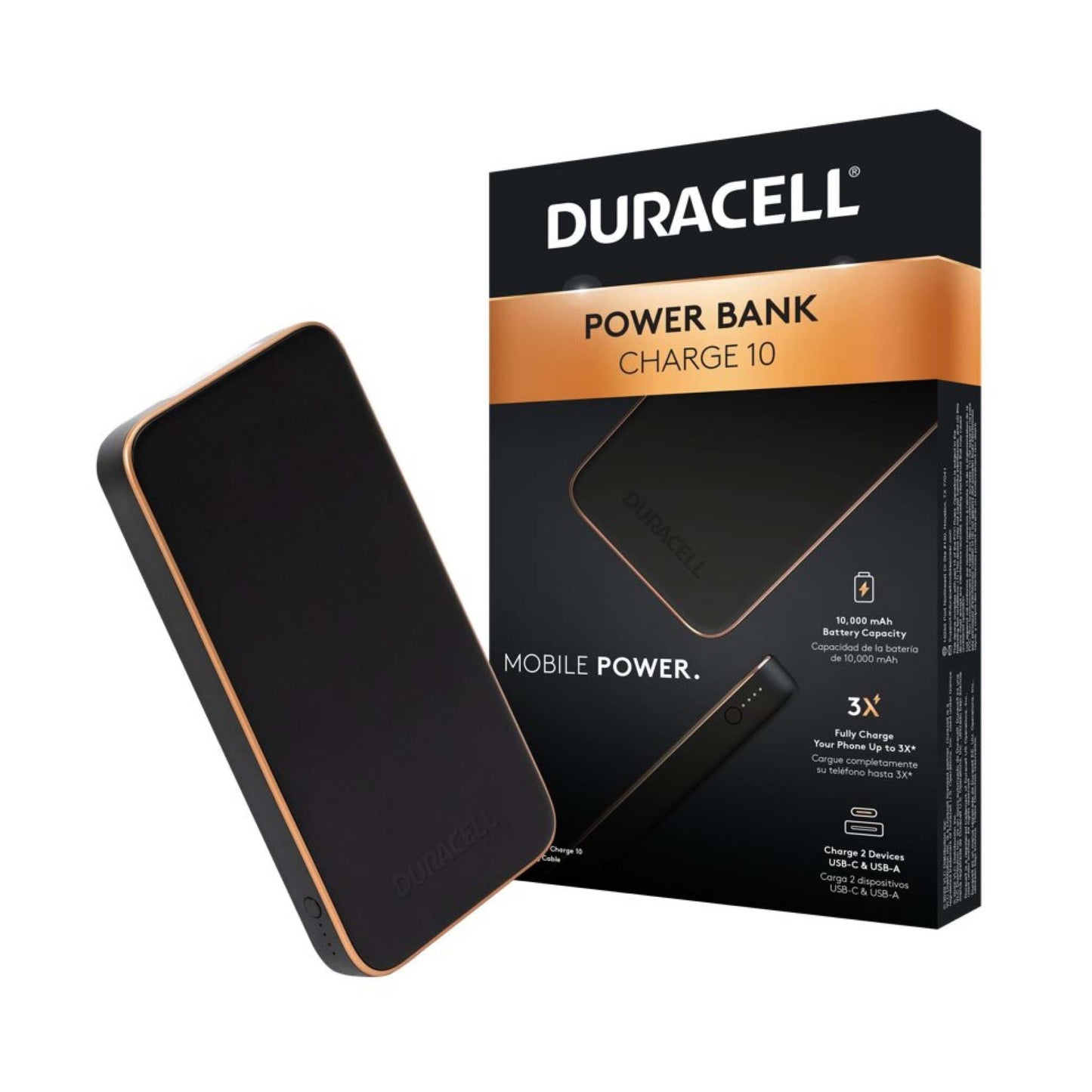 CHARGE 10 PORTABLE 10000MAH POWER BANK