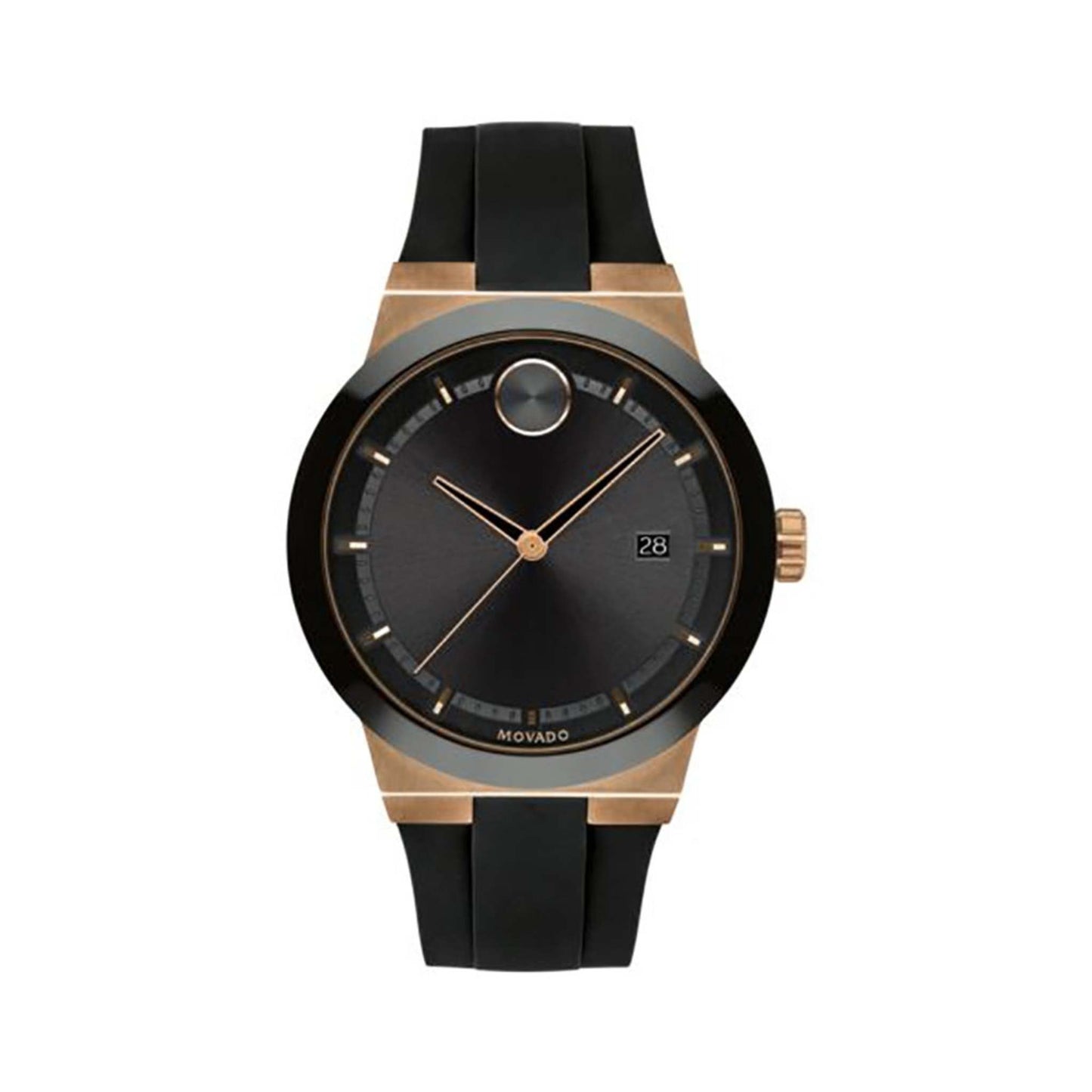 MENS BOLD FUSION & SILICONE STRAP WATCH