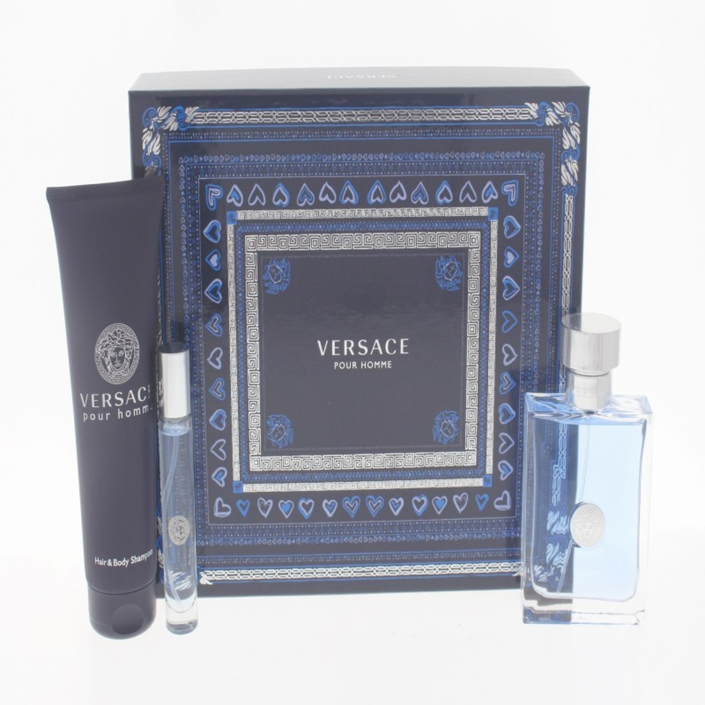 VERSACE POUR HOMME (M) 3PC GIFT SET