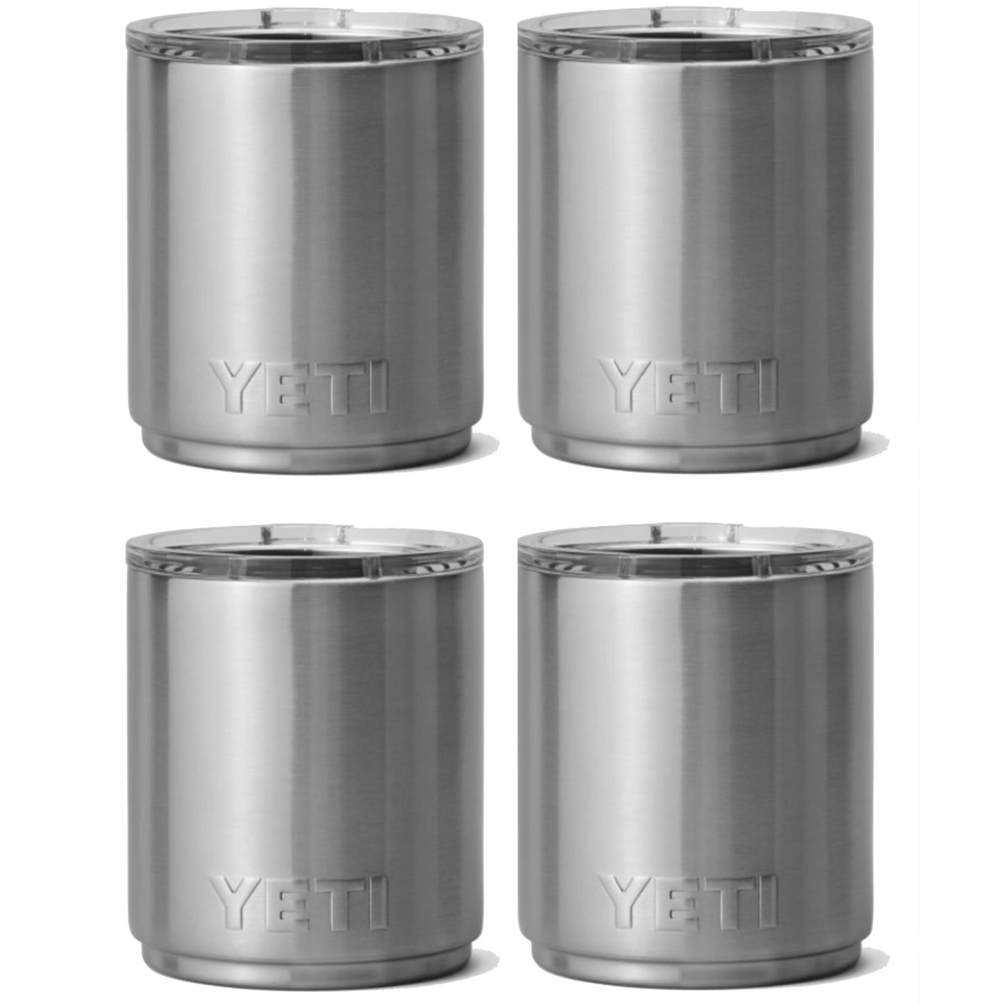 YETI RAMBLER 10 OZ. STACKABLE LOWBALL WITH MAGSLIDER LID (4-PACK)