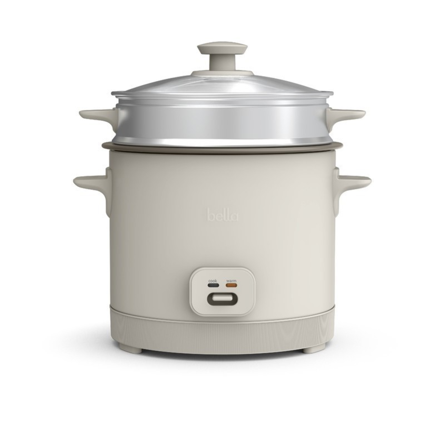 16 CUP RICE COOKER WITH STEAMER - (OATMILK)