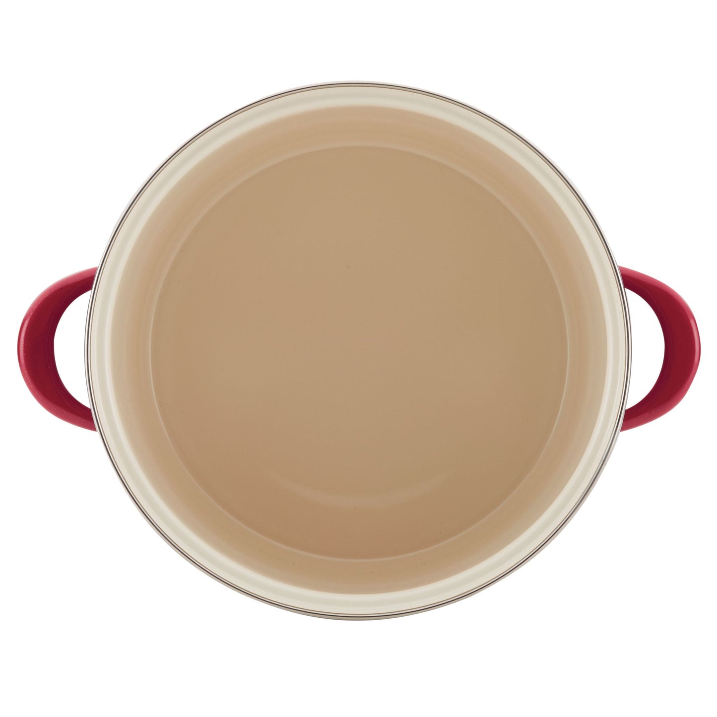 12QT ENAMEL ON STEEL STOCKPOT W/ LID