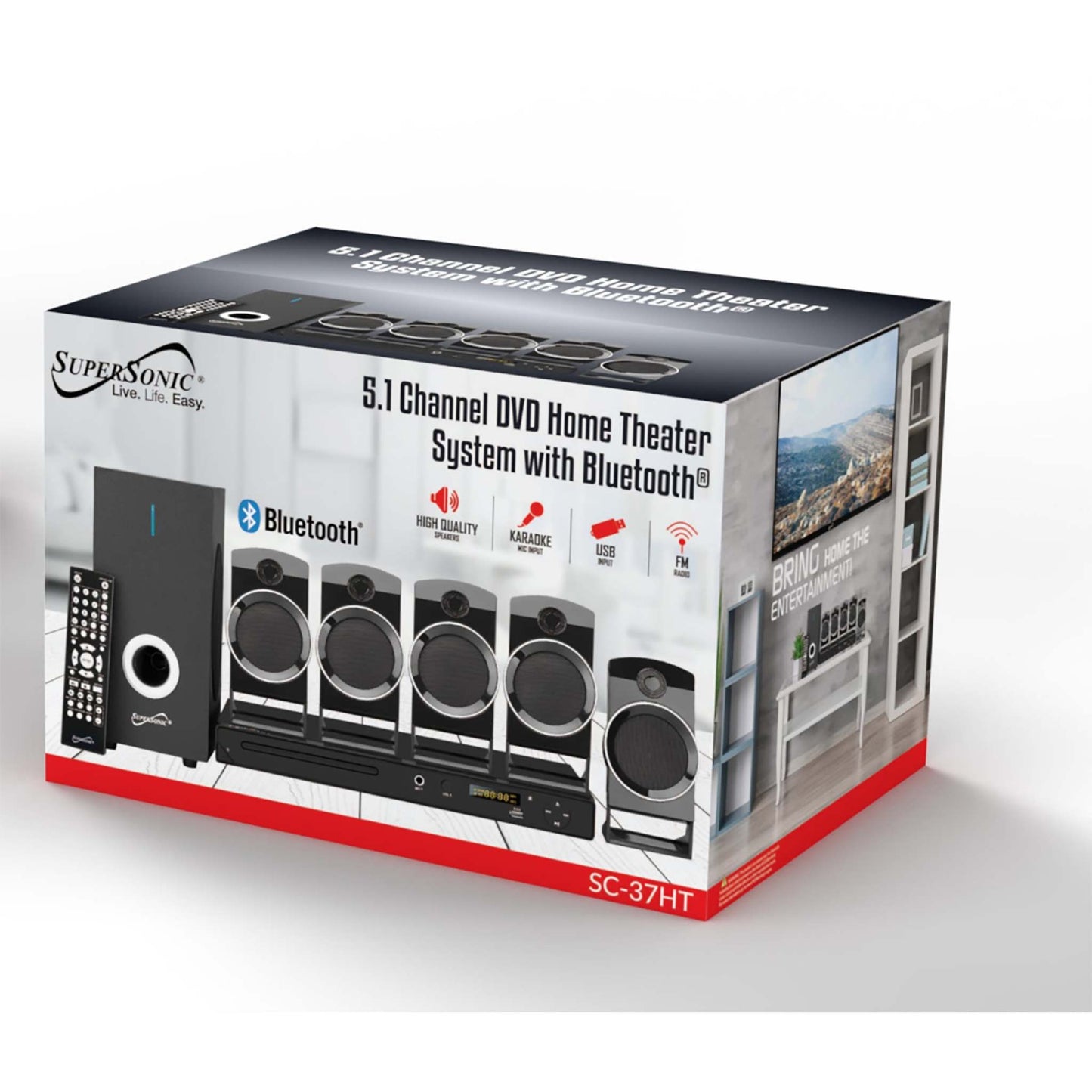 5.1 CHANNEL DVD HOME THEATER SYSTEM