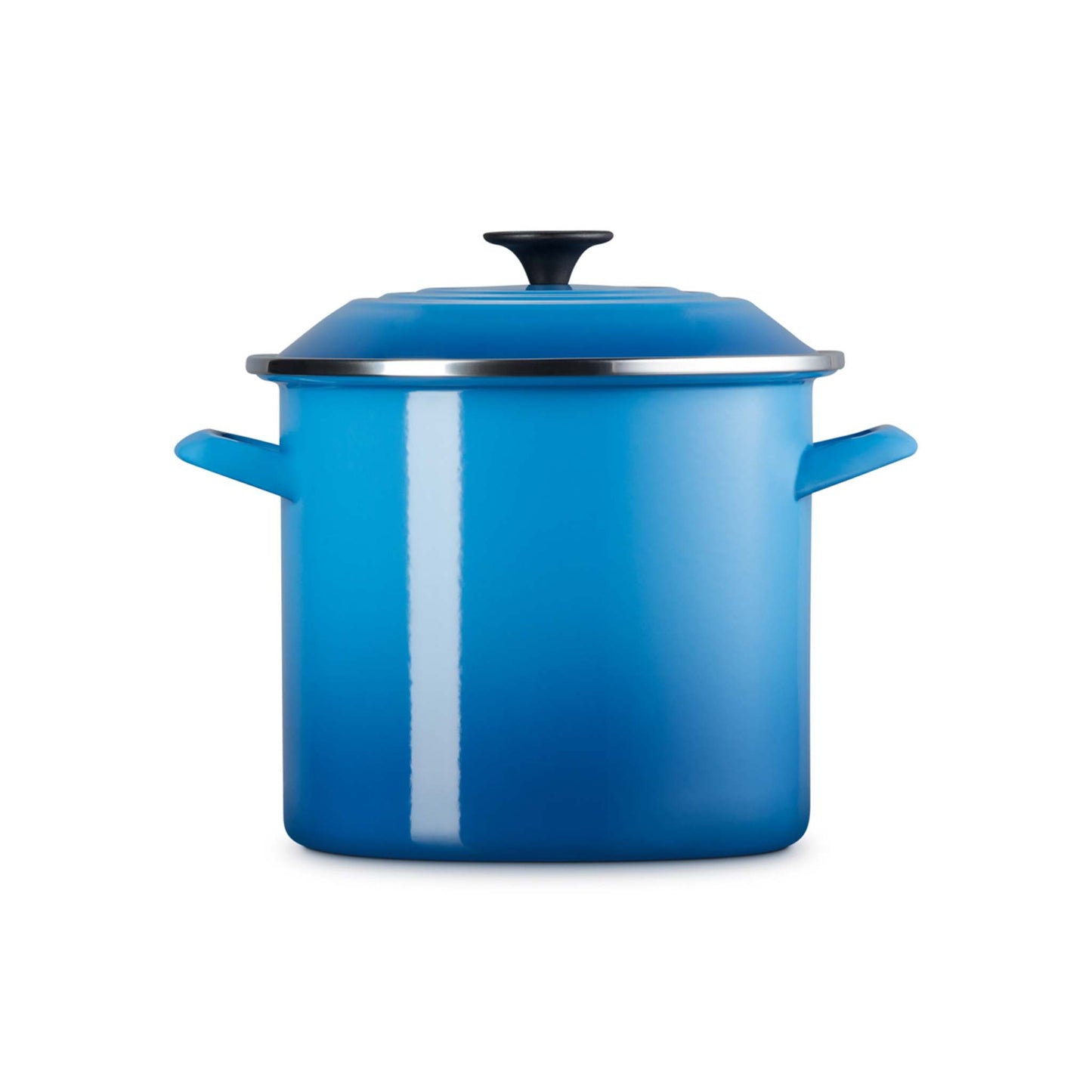 8QT ENAMEL ON STEEL COVERED STOCKPOT MARSEILLE