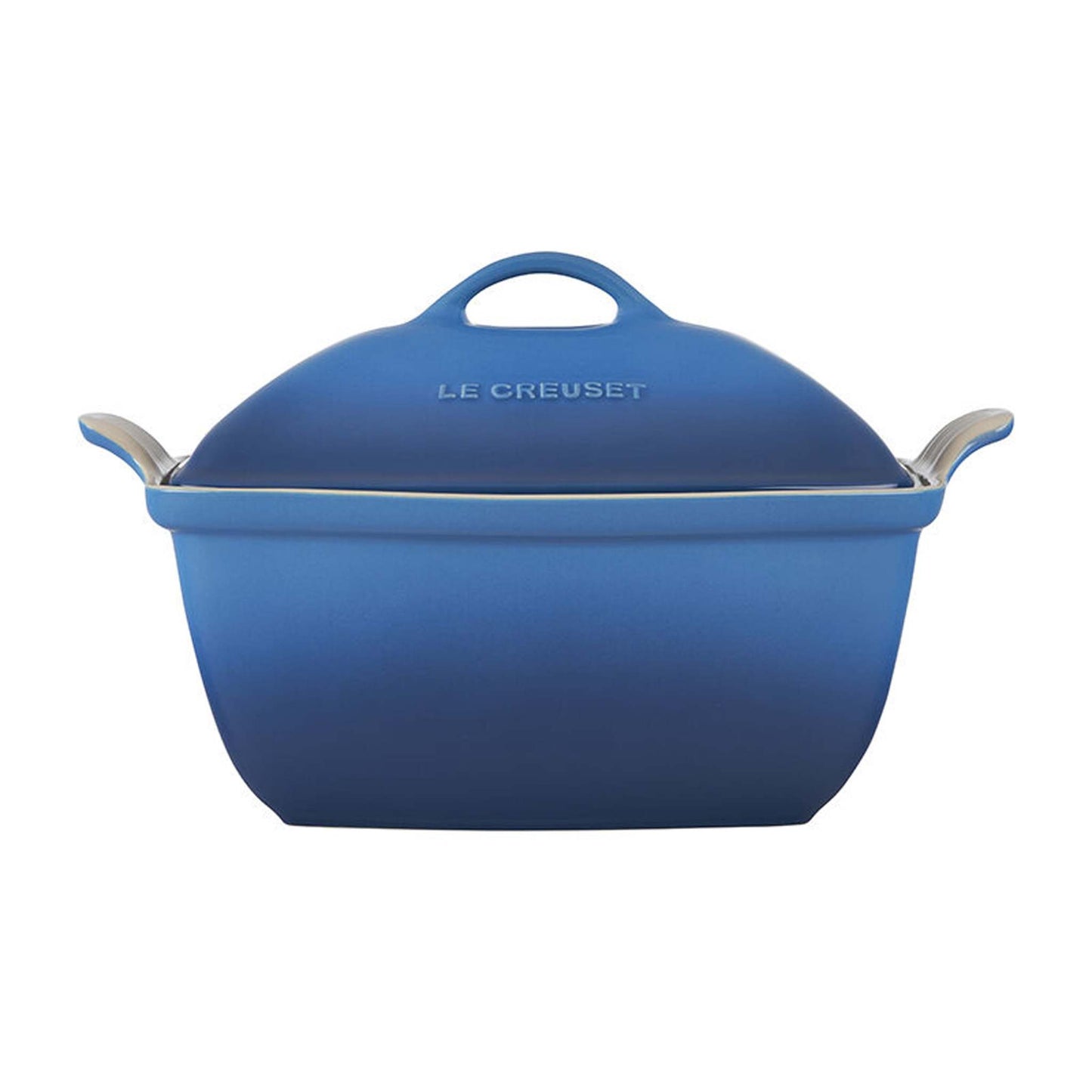 4.5QT HERITAGE STONEWARE DEEP COVERED BAKER MARSEILLE