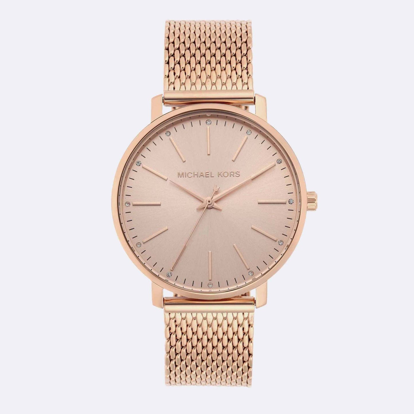LADIES PYPER MESH CRYSTAL WATCH