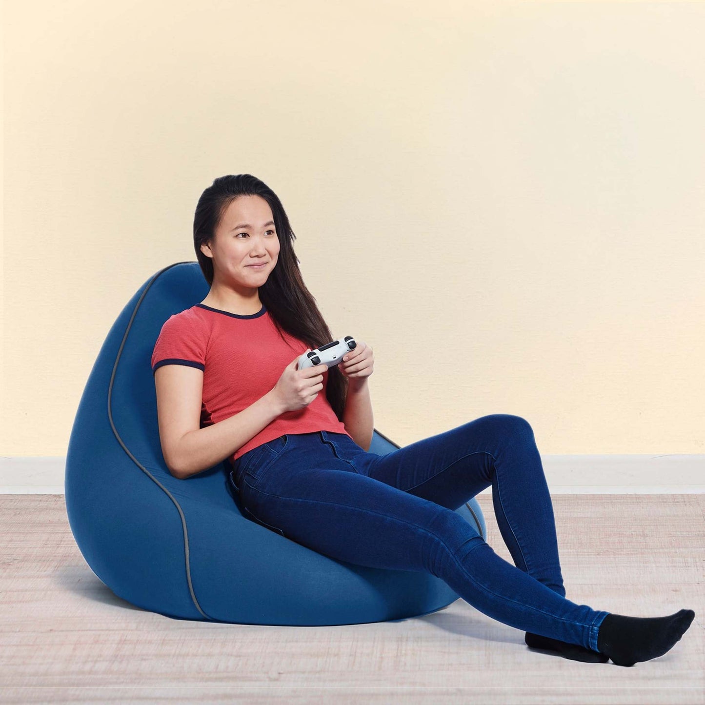 LOUNGER MODULAR GAMING BEAN BAG CHAIR W/ COVER