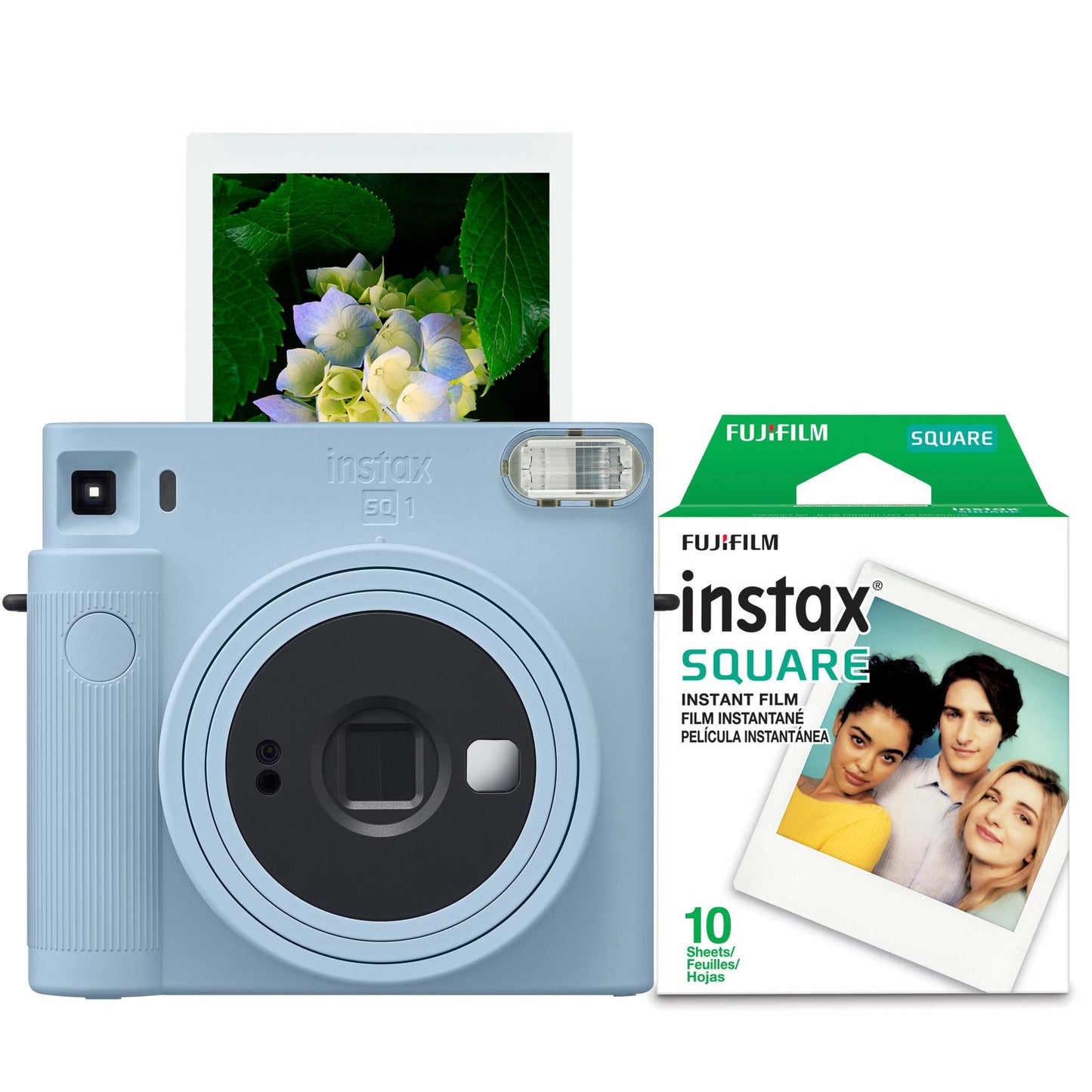 INSTAX SQUARE SQ1 INSTANT CAMERA W/ 10 COUNT FILM