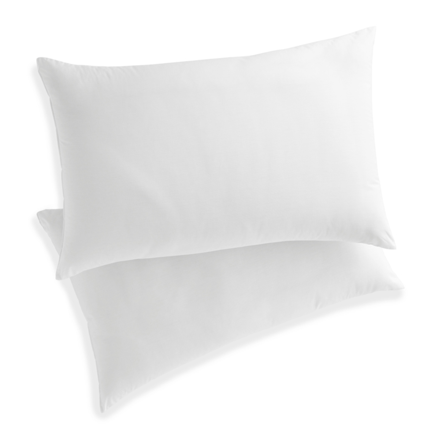 CLEAN ESSENTIALS KING PILLOW WITH PILLOW PROTECTOR SET - (WHITE)