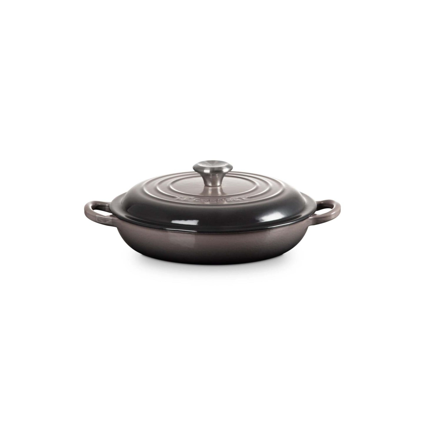 1.5QT SIGNATURE CAST IRON BRAISER OYSTER