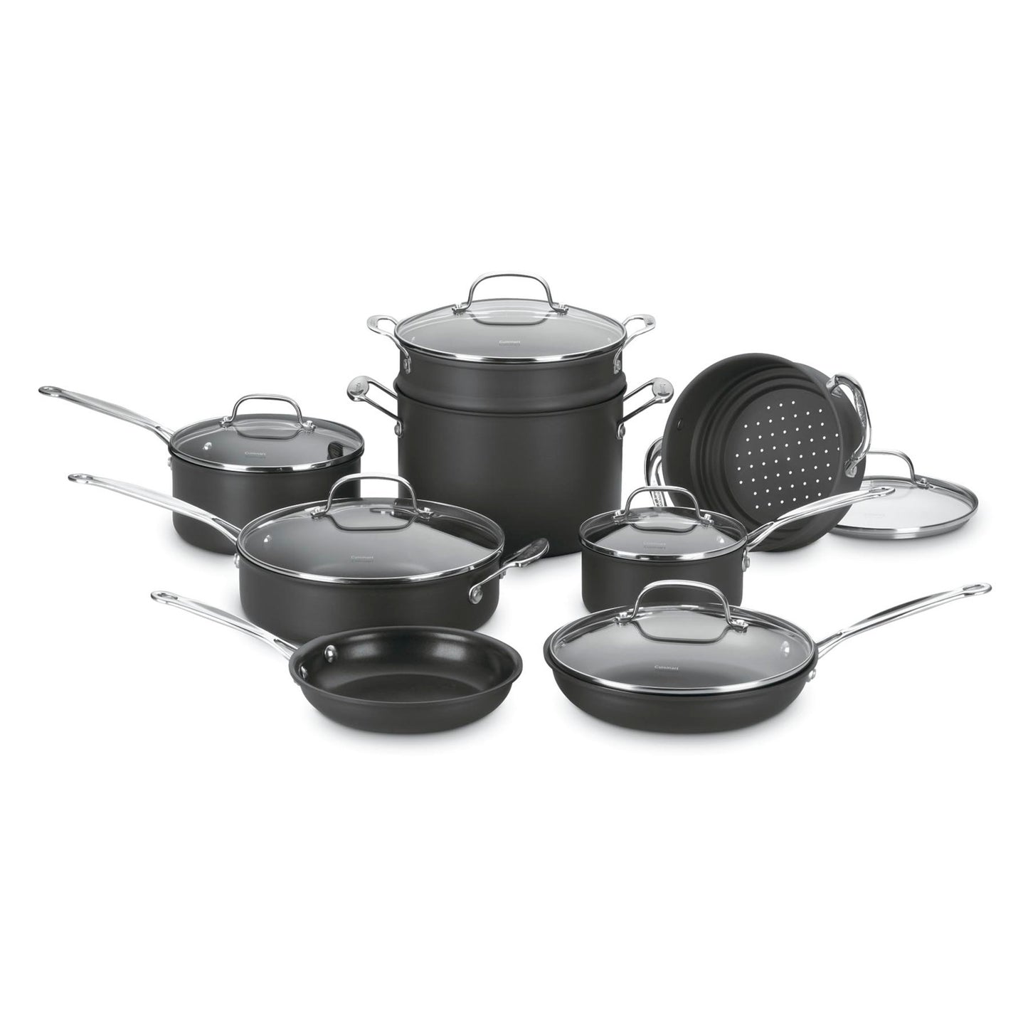 CUISINART 14 PC. CHEF'S CLASSIC NON-STICK HARD ANODIZED SET