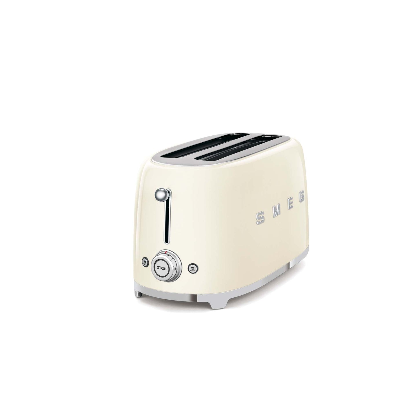 50'S RETRO STYLE 2 SLOT 4 SLICE TOASTER, CREAM