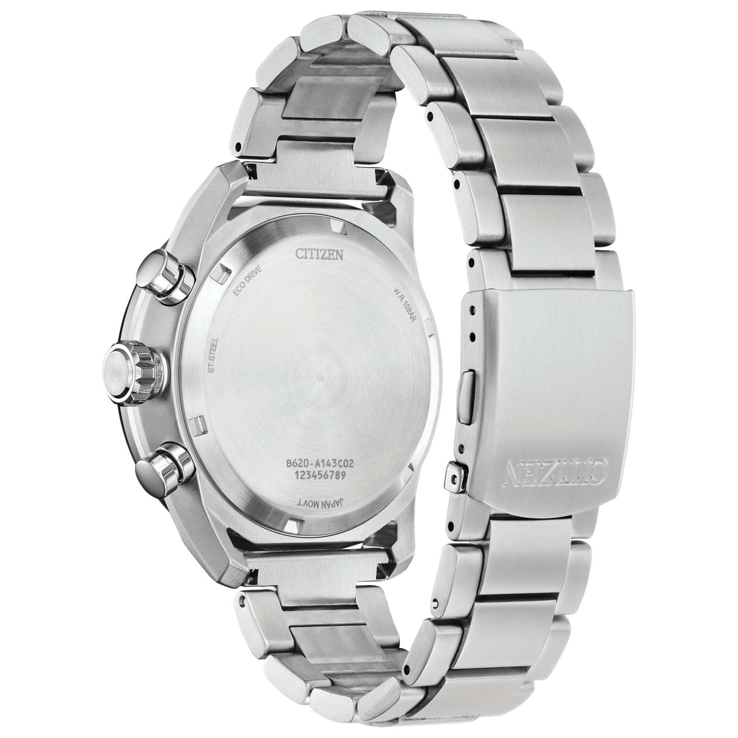 MEN'S AVION SPORT ECO-DRIVE CHRONOGRAPH SS WATCH