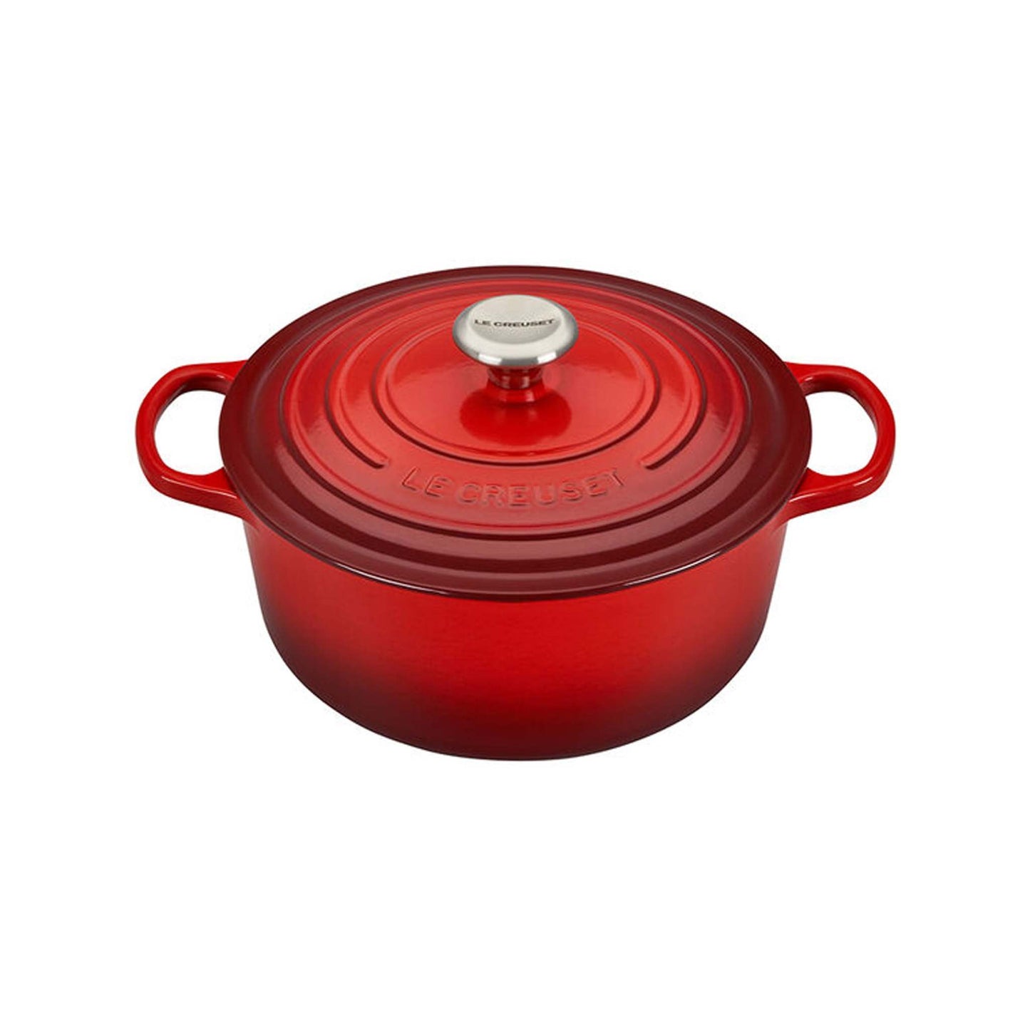 5PC SIGNATURE CAST IRON COOKWARE SET CERISE