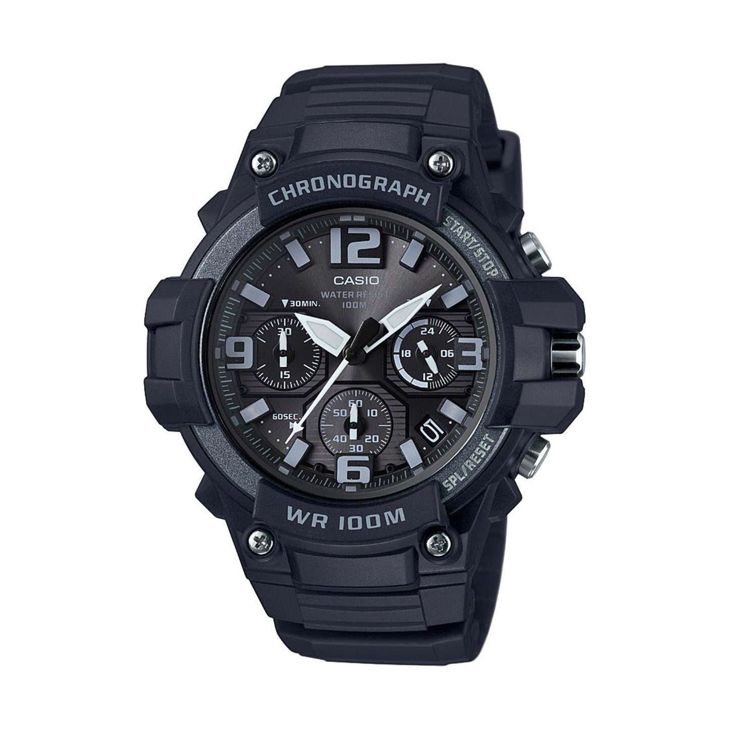 MENS CLASSIC CHRONOGRAPH ANALOG RESIN WATCH