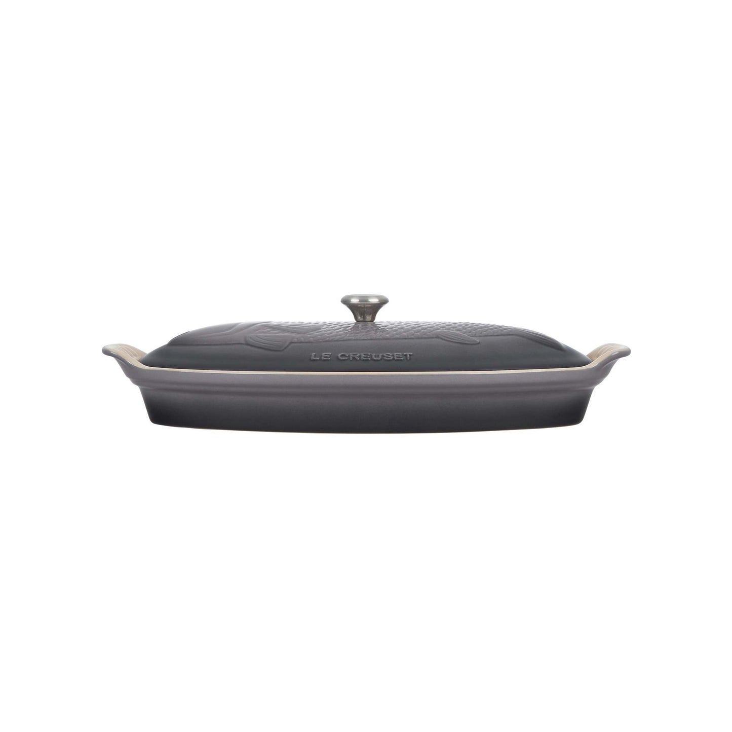 1.7QT HERITAGE STONEWARE FISH BAKER OYSTER