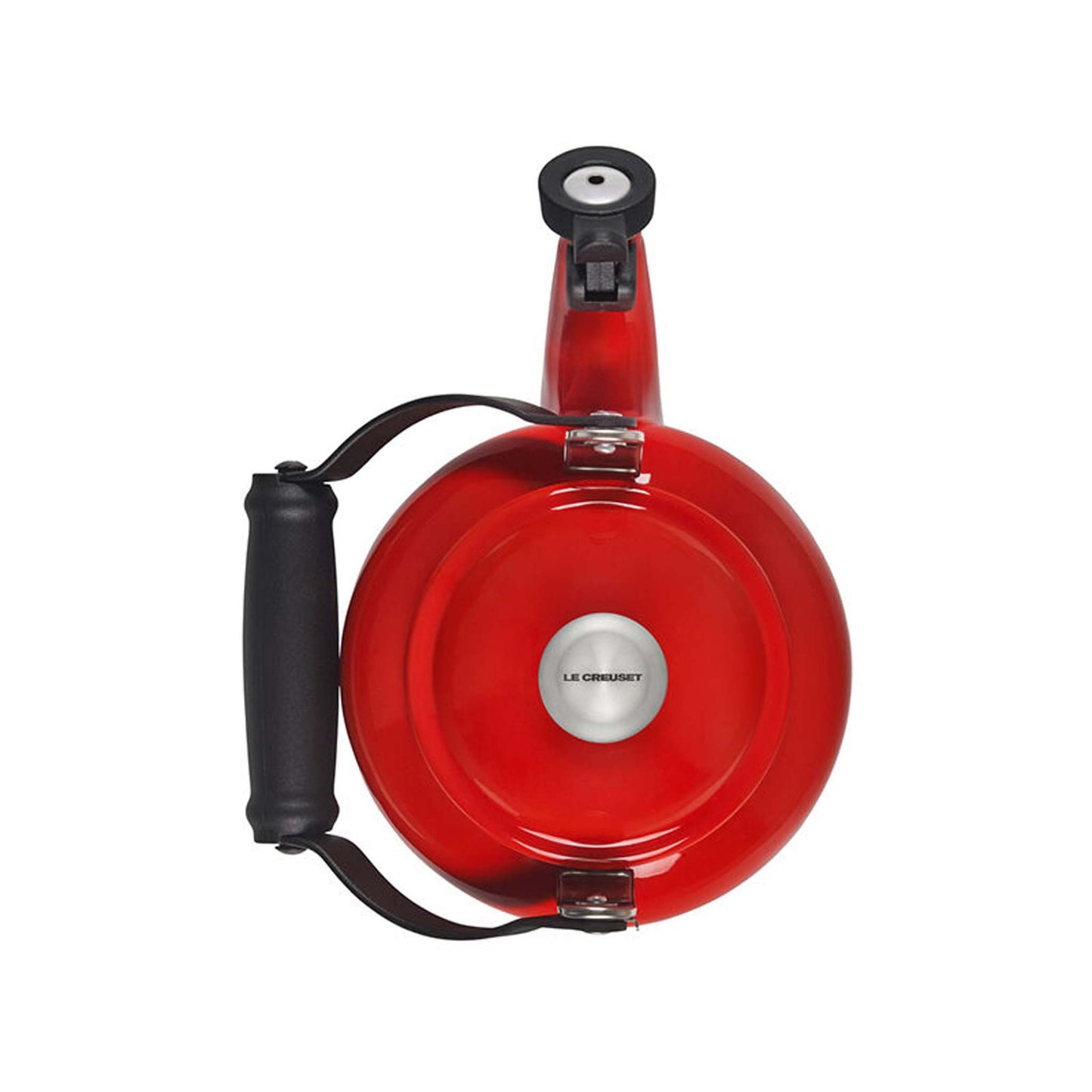 DEMI KETTLE W/ METAL FINISHES CERISE