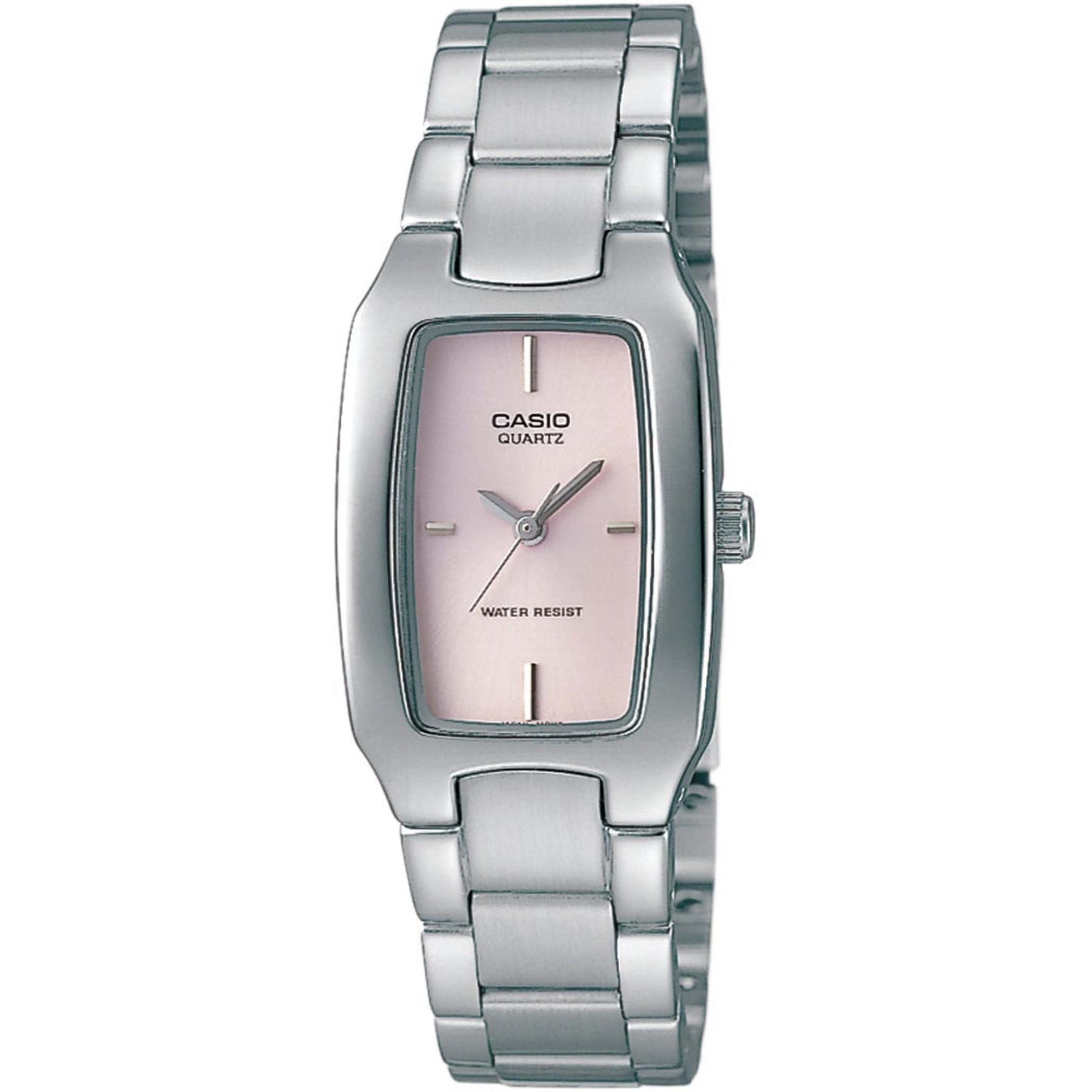 LADIES STAINLESS STEEL WATCH RECTANGLE DIAL