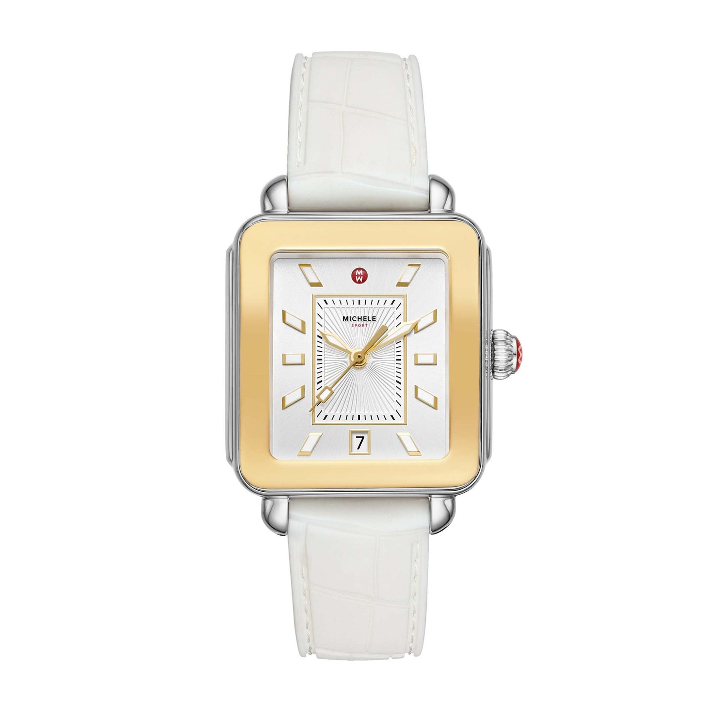 LADIES DECO SPORT TWO-TONE SILICONE WATCH