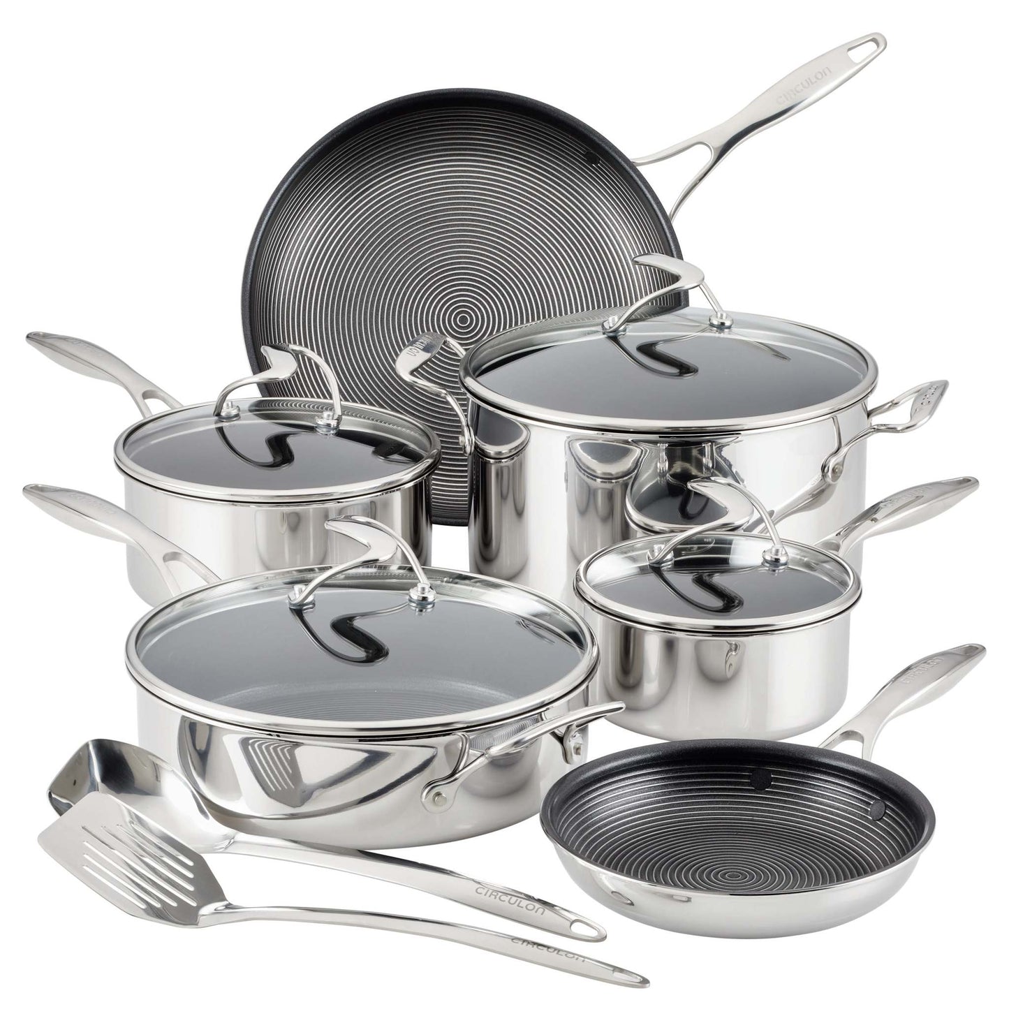 STEELSHIELD C-SERIES 10PC STAINLESS STEEL COOKWARE SET