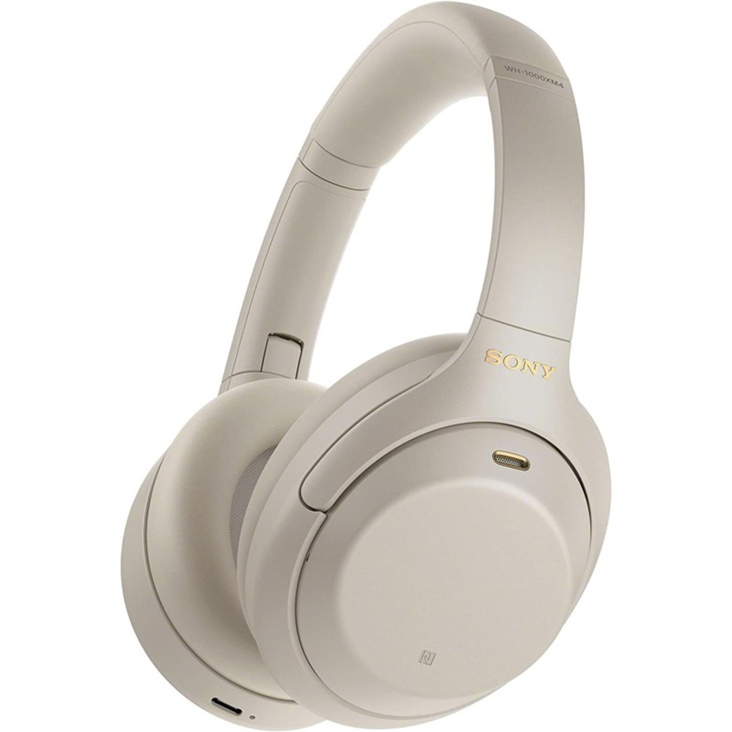 OVER EAR HEADPHONES WITH MIC - (SILVER)