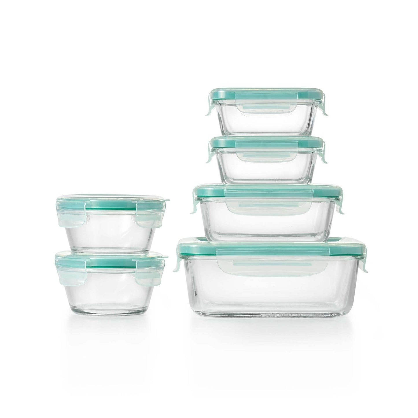 GOOD GRIPS 12PC SMART SEAL GLASS CONTAINER SET