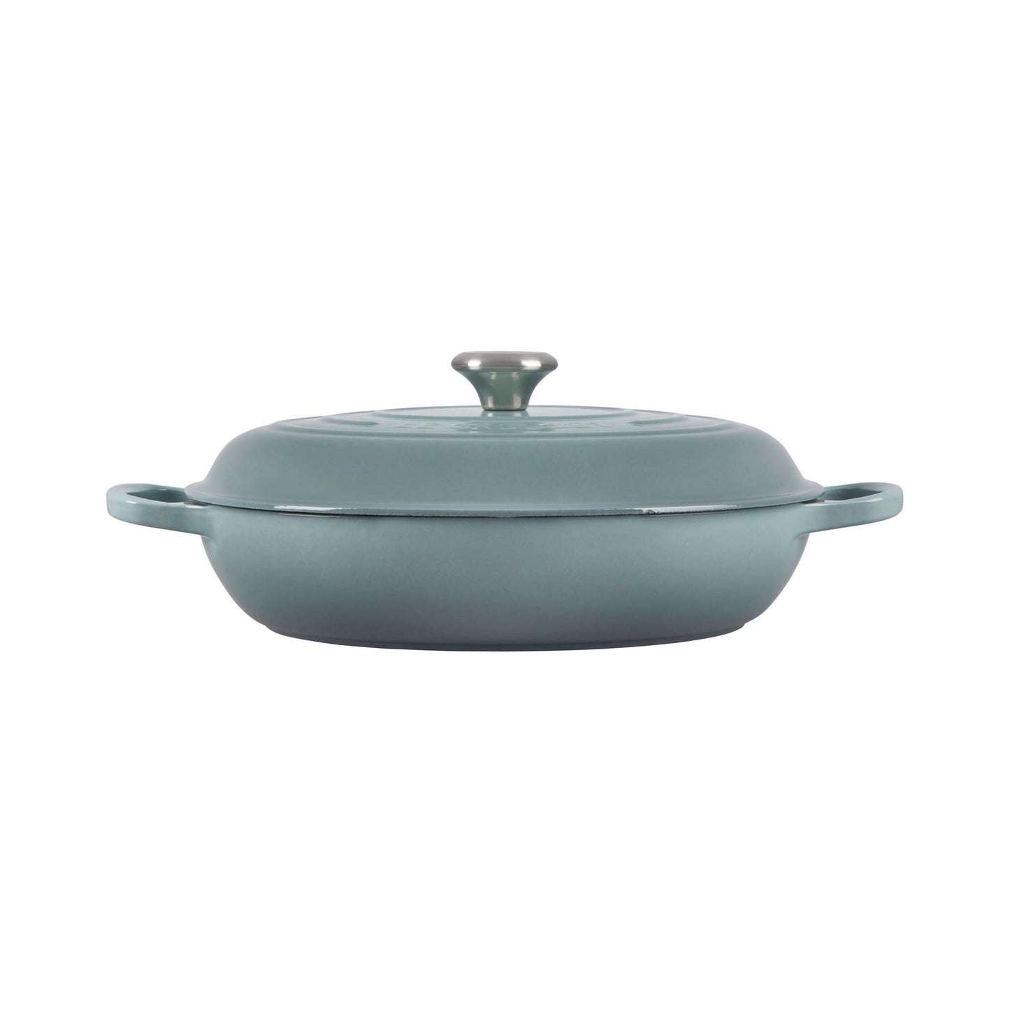 5QT SIGNATURE CAST IRON BRAISER SEA SALT