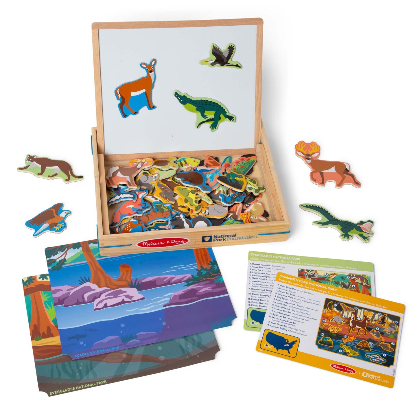 NATIONAL PARKS PICTURE MATCHING MAGNETIC GAME AGES 3+ YEARS