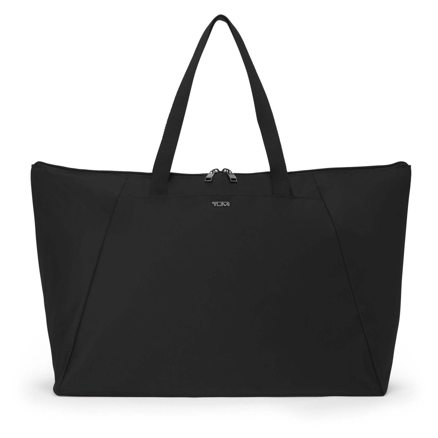 TUMI VOYAGEUR JUST IN CASE TOTE, BLACK/GUNMETAL