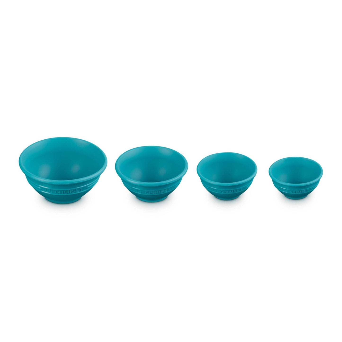 4PC SILICONE PREP BOWLS CARIBBEAN