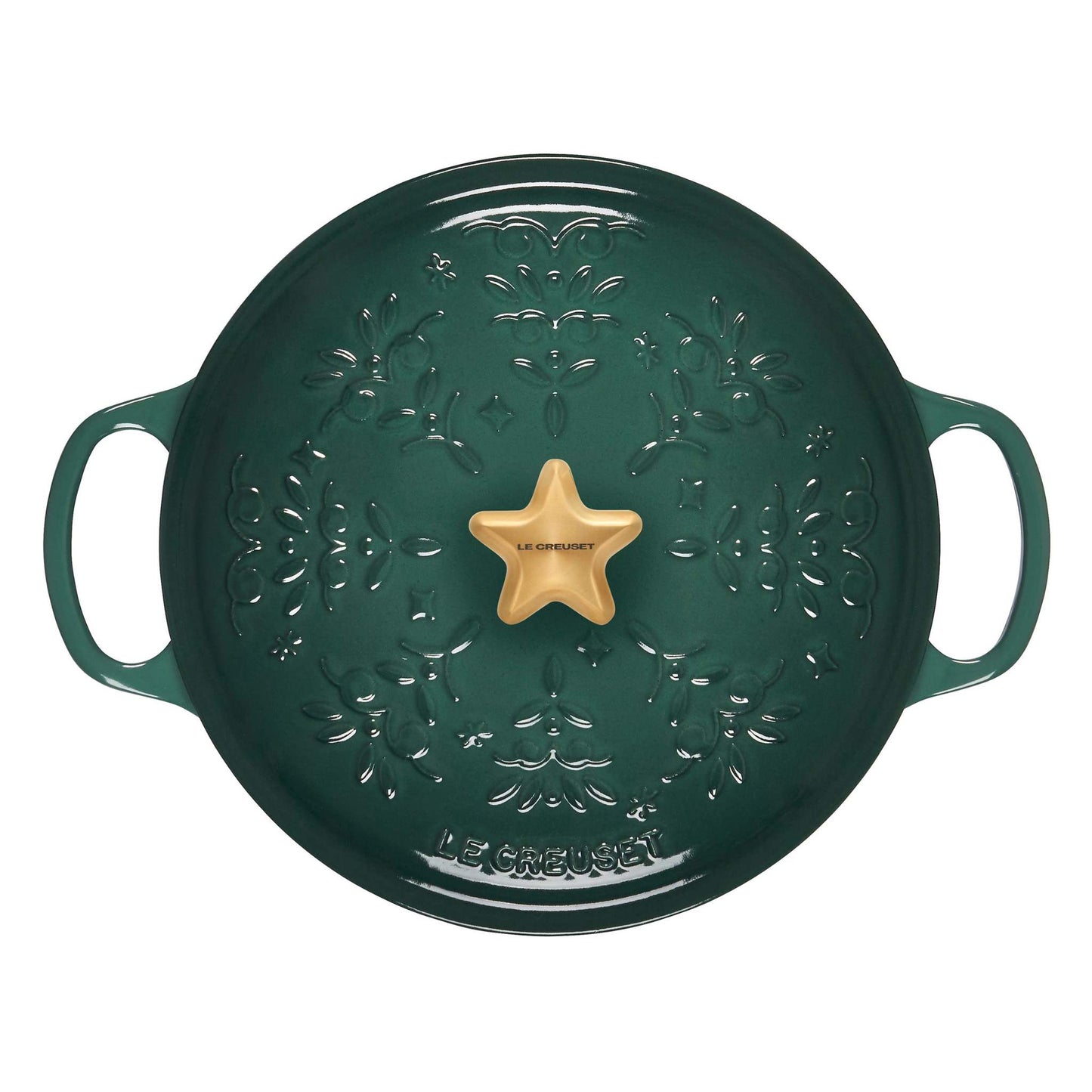 NOEL COLLECTION 4.5QT SIGNATURE CAST IRON ROUND DUTCH OVEN ARTICHAUT