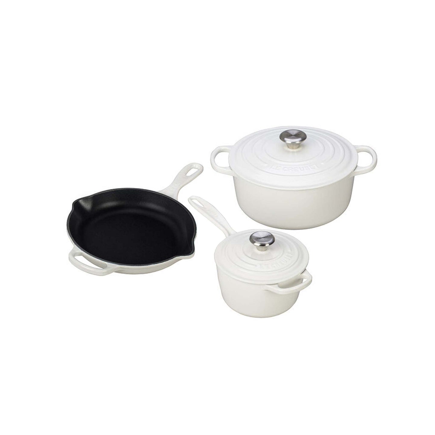 5PC SIGNATURE CAST IRON COOKWARE SET