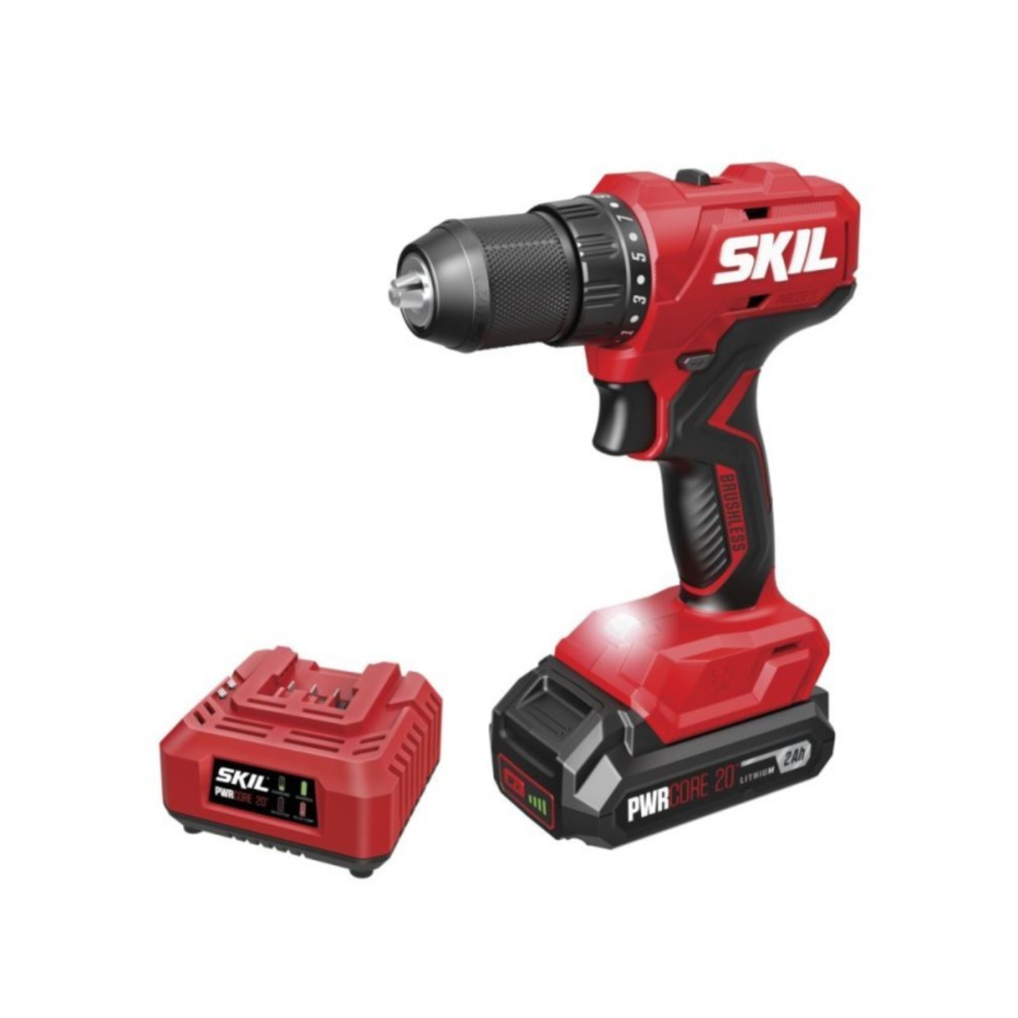 BRUSHLESS 20V 1/2 INCH DRILL DRIVER KIT