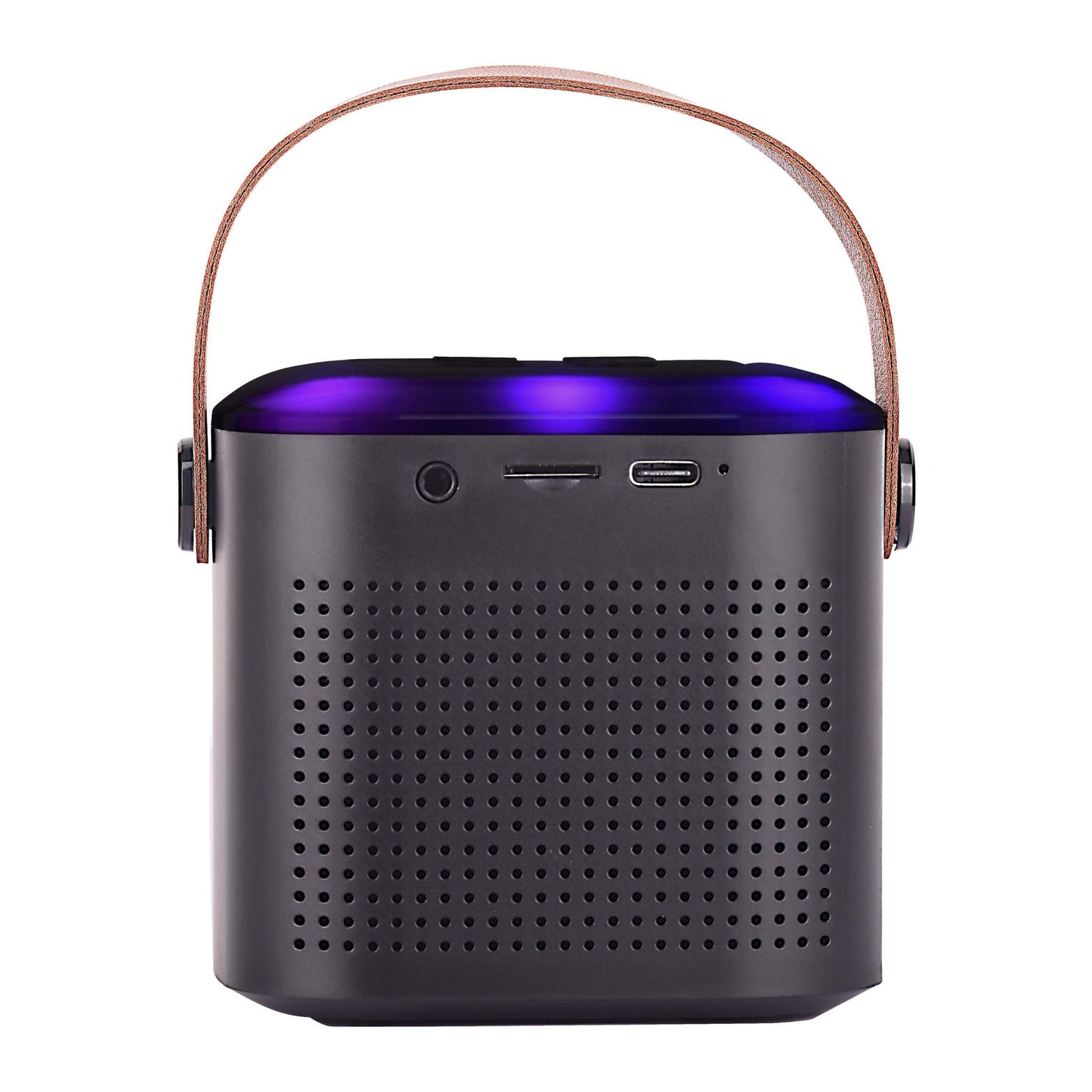 MINI KARAOKE BLUETOOTH SPEAKER W/ WIRELESS MIC & TOP RGB