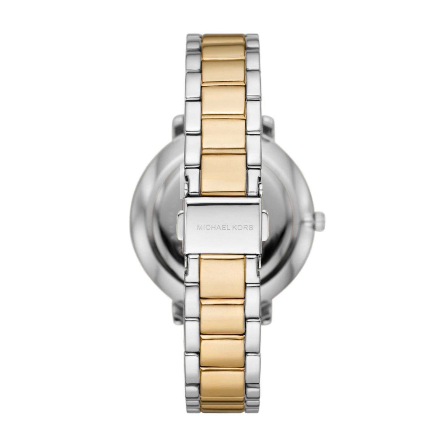LADIES' PYPER TWO-TONE STAINLESS STEEL WATCH, MK LOGO DIAL