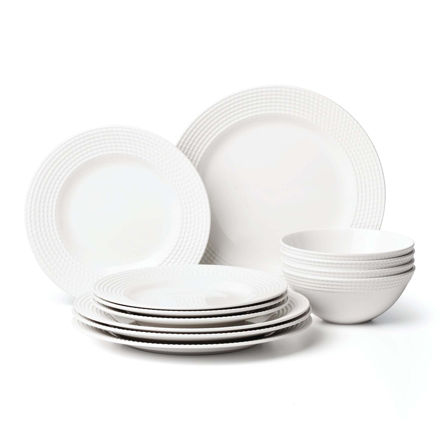 WICKFORD 38PC DINNERWARE & FLATWARE SET