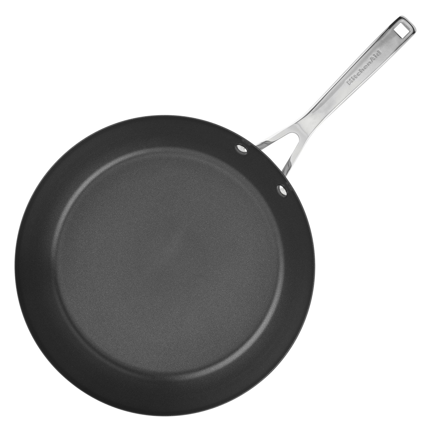 12" STAINLESS STEEL 3-PLY NONSTICK FRY PAN