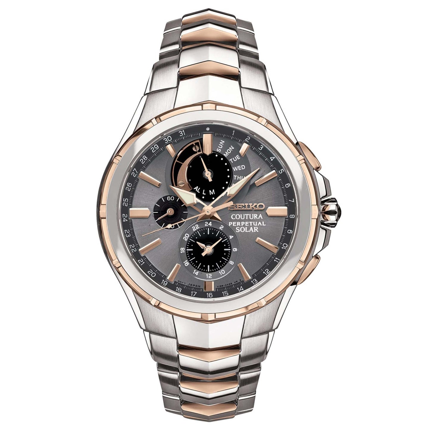 MENS COUTURA SOLAR PERPETUAL CHRONOGRAPH TWO-TONE WATCH