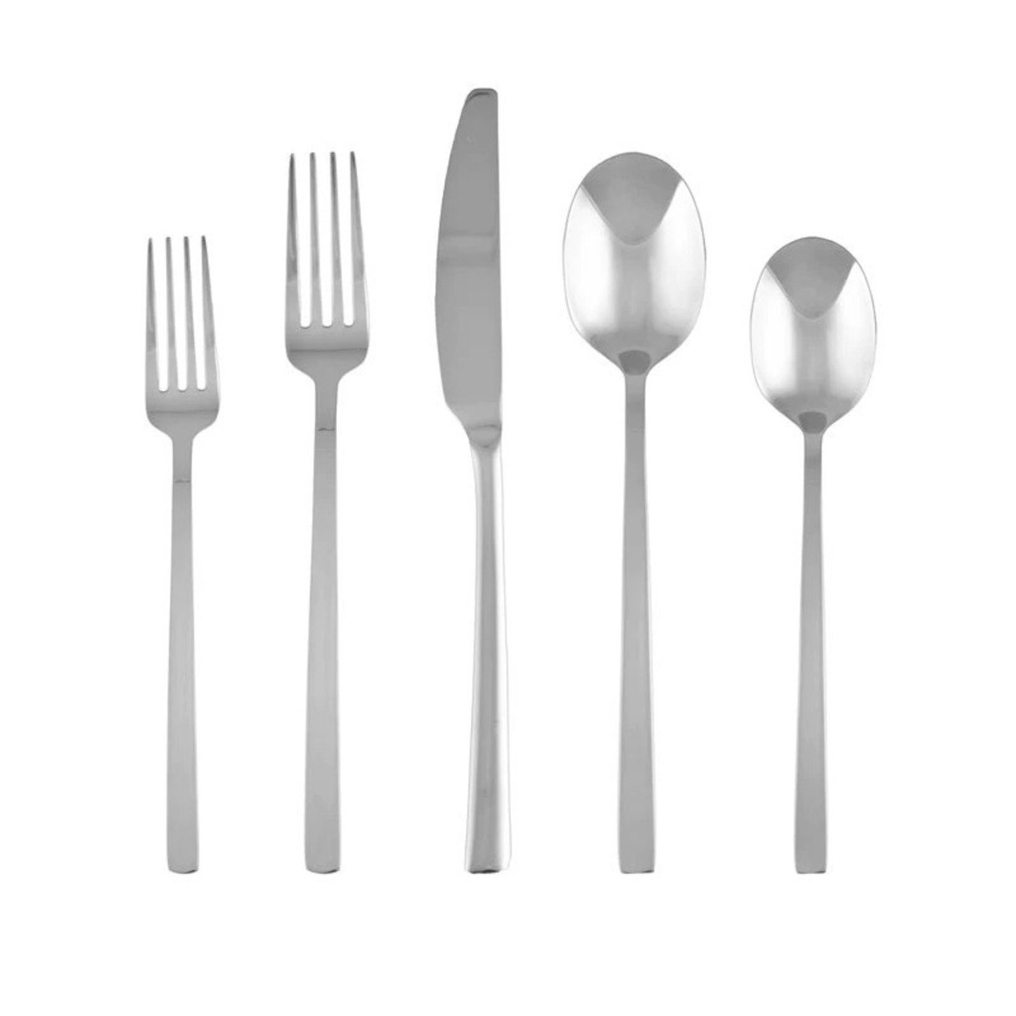 45 - PIECE BEACON MIRROR FLATWARE SET - (SERVICE FOR 8)