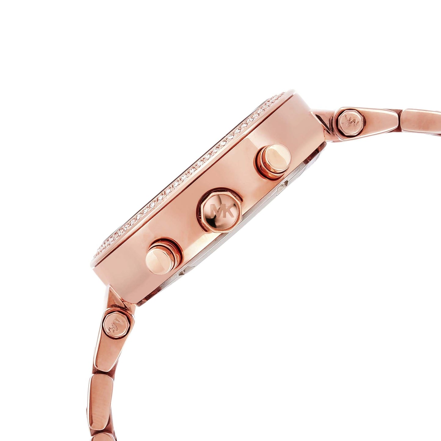 LADIES PARKER RG-TONE SS BRACELET WATCH MOTHR OF PEARL DIAL