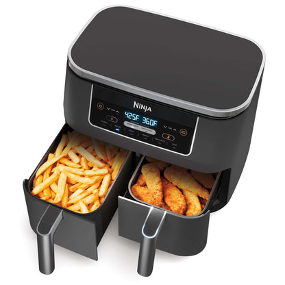 FOODI 6-IN-1 8QT TWO BASKET AIR FRYER W/ DUALZONE TECHNOLOGY